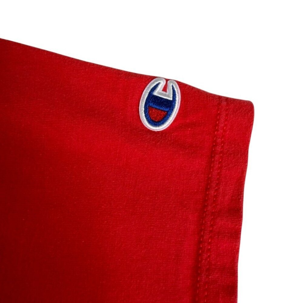 Champion Red Logo T-Shirt Men’s Medium Classic Athletic Cotton Tee - Picture 5 of 10